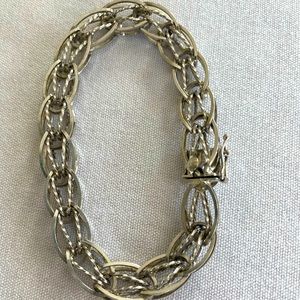Sterling braided bracelet